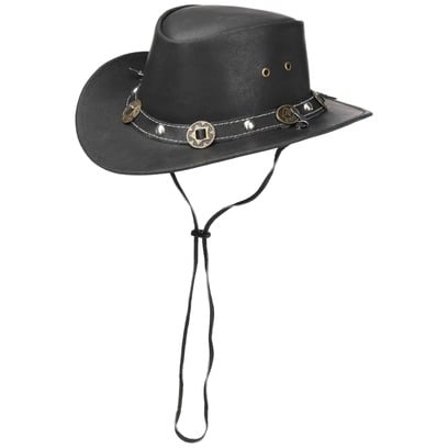 Concho Lederen Hoed by Scippis