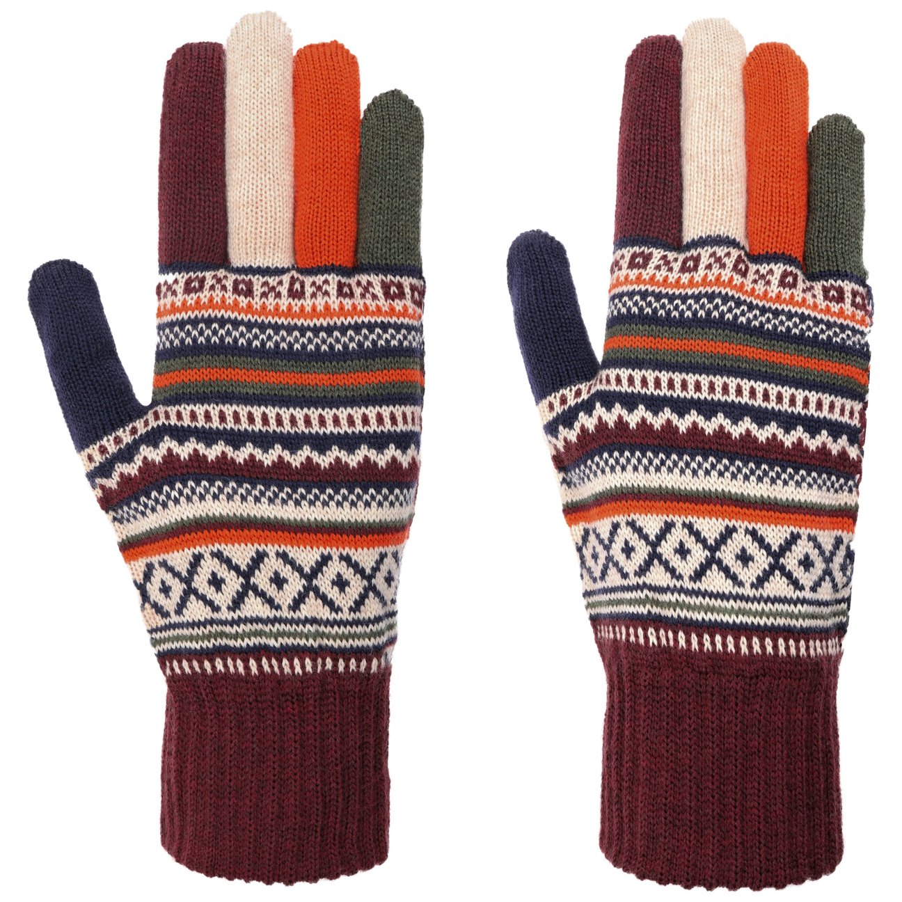 Lierys Vrouw Bont Liova Merino Gebreide Handschoenen By