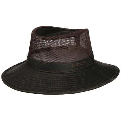 Vented Crown Stoffen Hoed by Stetson