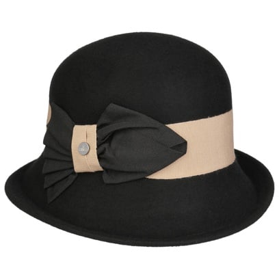 Chapeau en Laine Twotone avec N�ud by Lierys