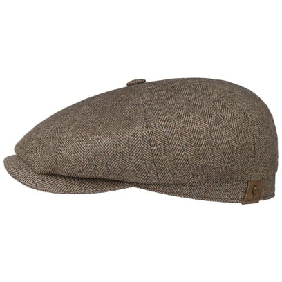 Hatteras Zijde Flat Cap by Stetson
