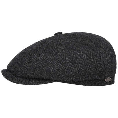 Casquette 8 Panel Heringbone Wool by JJ Hats