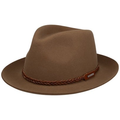 Delvane Fedora Wollen Hoed by Stetson
