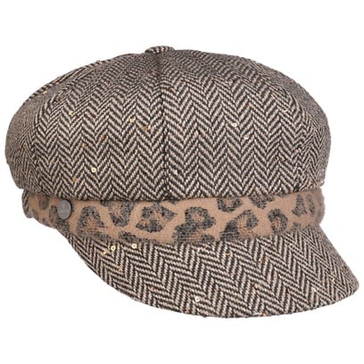Casquette Gavroche Arête de Poisson Paillettes by Lierys