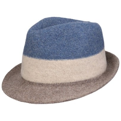Chapeau en Laine Foulée Tricolour by Lipodo
