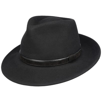 Bande de Cuir Chapeau en Feutre de Laine Avec by Lierys