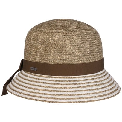 Chapeau pour Femme Striped Brim Bucket by McBURN