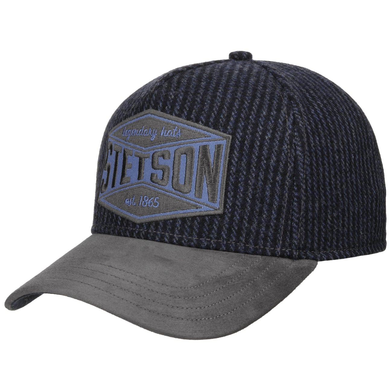 Casquette Goat Suede Peak Wool by Stetson - 89,00 €