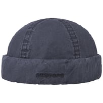 Casquette Docker Stetson En Denim - Fabriqué En UE, Coutures Contrastées, Réglable (printemps-été)