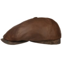 Brooklin Leren Flat Cap by Stetson - 149,00 &euro;
