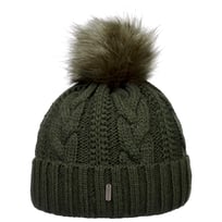 Cable Knit Muts met Omslag by McBURN - 59,95 &euro;
