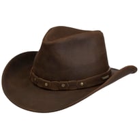 Calf Split Western Leren Hoed by Stetson - 199,00 &euro;