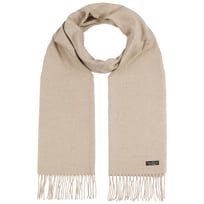 Cashmink Uni Sjaal met Franjes by Fraas - 35,95 &euro;