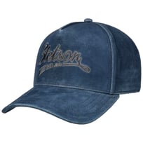 Casquette en Cuir Vintage Denim Blue by Stetson - 129,00 &euro;