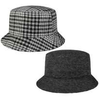 Chapeau R�versible Small Checks Bucket by Lipodo - 19,95 &euro;