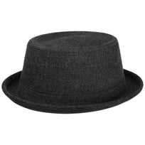 Chapeau en Coton Black Denim Pork Pie by Stetson - 89,00 &euro;
