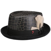 Chapeau en Cuir Jhon Pork Pie by Alfonso D�Este - 179,00 &euro;