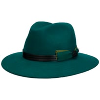 Chapeau en Laine avec Bande de Cuir Uni by Lierys - 79,95 &euro;