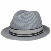 Chapeau en Paille Striped Band Fedora - 39,95 &euro;
