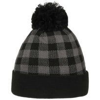 Checked Beanie Pomponmuts - 12,95 &euro;