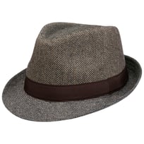 Classic Herringbone Trilby Stoffen Hoed by Lipodo - 35,95 &euro;