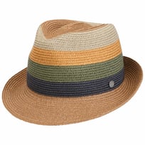 Colour Blocks Trilby Hennep Hoed by Lierys - 129,00 &euro;