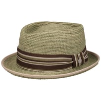 Crochet Pork Pie Raffia Hoed by Lierys - 119,00 &euro;