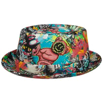 Fantasy Print Pork Pie Linnen Hoed by Lierys - 89,95 &euro;