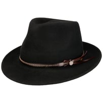 Fedora Wolvilthoed met Leren Band by Lierys - 79,95 &euro;
