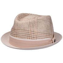 Garona Check Player Linnen Hoed by Lierys - 99,00 &euro;