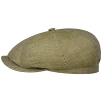 Hatteras 8 Panel Linnen Flat Cap by Stetson - 99,00 &euro;