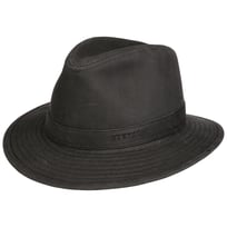 Herringbone Traveller Stoffen Hoed by Stetson - 79,00 &euro;