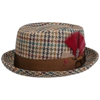 Houndstooth Pork Pie Wollen Hoed by Alfonso D�Este - 119,00 &euro;
