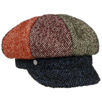 Multicolour Herringbone Newsboy Pet by Lierys - 49,95 &euro;