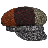 Multicolour Patchwork Newsboy Pet by Lierys - 49,95 &euro;