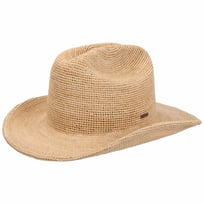 Odessa Crochet Raffia Hoed by Brixton - 109,00 &euro;