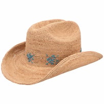Odessa Crochet Western Raffia Hoed by Brixton - 109,00 &euro;