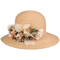 Telina Raffia Hoed met Bloemen by Lierys - 99,00 &euro;