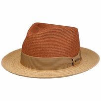 Twotone Toyo Fedora Raffia Hoed by Stetson - 89,00 &euro;
