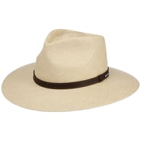 Uni Traveller Panamahoed met Leren Band by Stetson - 249,00 &euro;