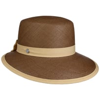 Vina Brown Panamahoed met Schuine Rand by Lierys - 129,00 &euro;