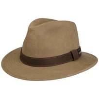 Waxed Traveller Stoffen Hoed by Stetson - 99,00 &euro;