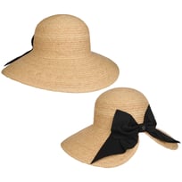 Wide Brim Raffia Hoed met Strikje by Loevenich - 69,95 &euro;